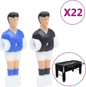 vidaXL Figurki do gry w piłkarzyki, na drążek 12,7 mm, 22 sztuki 1