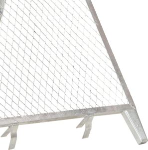 vidaXL Sito ogrodowe ze stali galwanizowanej 4