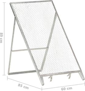 vidaXL Sito ogrodowe ze stali galwanizowanej 8