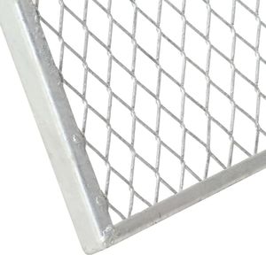 vidaXL Sito ogrodowe ze stali galwanizowanej 3