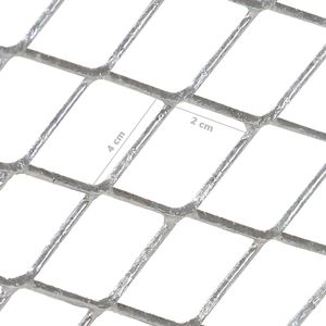 vidaXL Sito ogrodowe ze stali galwanizowanej 6