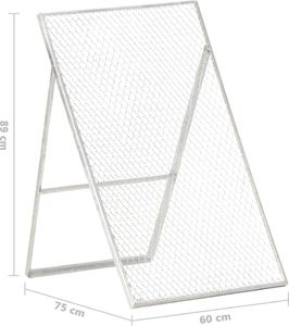 vidaXL Sito ogrodowe ze stali galwanizowanej 7