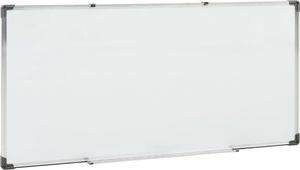 vidaXL Tablica magnetyczna, biała, 110x60 cm, stalowa 3