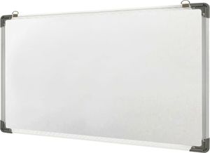 vidaXL Tablica magnetyczna, biała, 110x60 cm, stalowa 4