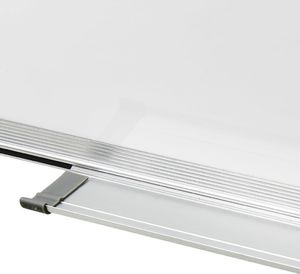 vidaXL Tablica magnetyczna, biała, 110x60 cm, stalowa 8