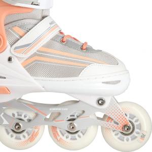 Rolki Nils Extreme NH18190 z wymienną płozą regulowane białe r. 34-38 5