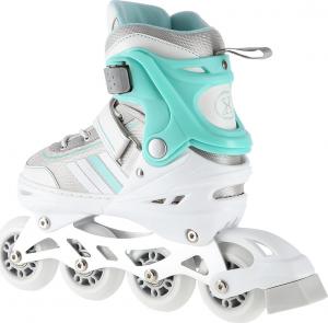 Rolki Nils Extreme NH18191 z wymienną płozą regulowane białe r. 39-43 4