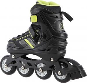 Rolki Nils Extreme NH18191 z wymienną płozą regulowane czarne r. 34-38 5