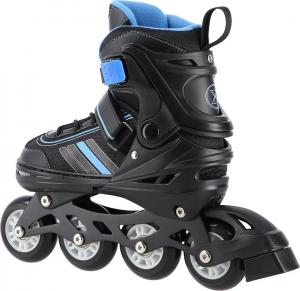 Rolki Nils Extreme NH18191 z wymienną płozą regulowane czarne r. 39-43 4