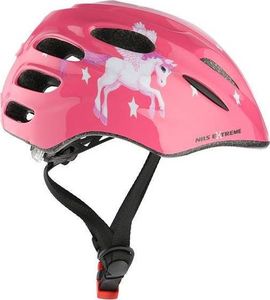 Nils Extreme MTW01 led różowy rozm. S (48-52 cm) kask nils extreme 4