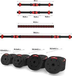HMS SGP40 Zestaw obciążenia 40KG 6