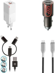 Ładowarka Forever 1x USB-A 1x USB-C 3 A 2