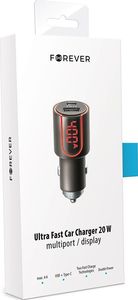Ładowarka Forever 1x USB-A 1x USB-C 3 A 13