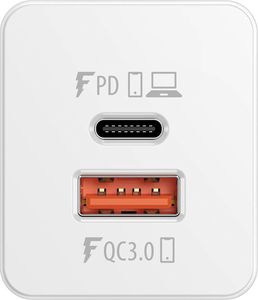 Ładowarka Forever 1x USB-A 1x USB-C 3 A 5