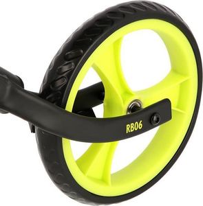 Rowerek biegowy NILS Fun Rb06 Black/green Biegowy 9
