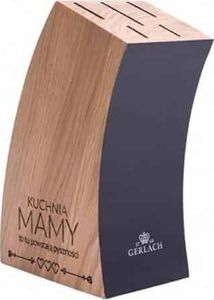 Gerlach Zestaw noży Gerlach 5 szt. w bloku Deco Black 8