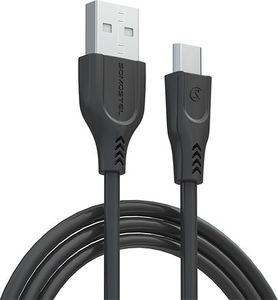 Kabel USB Somostel USB-A - USB-C 3 m Czarny (SMS-BT03 USB - USB typ C Czarny) 1