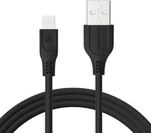 Kabel USB Somostel USB-A - Lightning 3 m Czarny (SMS-BT03 USB - Lightning Czarny) 1