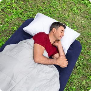 Bestway Materac dmuchany z pompką 188 x 99 x 22 cm Bestway 67001 8