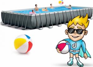 Intex Basen stelażowy Ultra Xtr Frame 975x488cm 9w1 (26374) 2