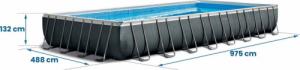 Intex Basen stelażowy Ultra Xtr Frame 975x488cm 9w1 (26374) 7