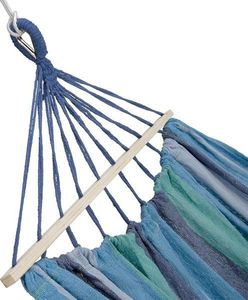 Nils Extreme Nc9004 Niebieski-ciemno Niebieski Hamak Z Drewnianą Belka 70cm I Metalowym Uchwytem Nils Camp 7