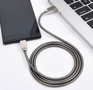 Kabel USB Somostel USB-A - USB-C 1 m Srebrny (BJ01) 6