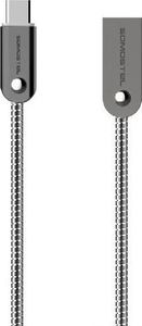 Kabel USB Somostel USB-A - USB-C 1 m Srebrny (BJ01) 7