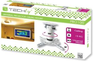 Uchwyt do projektorów Techly Sufitowy Biały (022274) 4