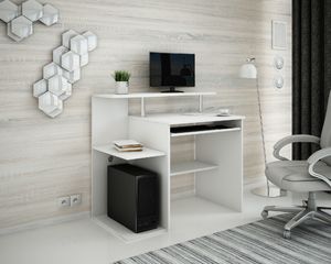 Biurko Bestseller B001 Białe 100 cm x 58 cm 2