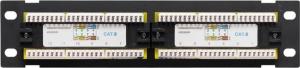 NetRack Patch panel Naścienny 10" 12-portów Kat. 6 UTP LSA ze wspornikiem (104-15) 3
