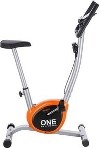 Rower stacjonarny One Fitness RW3011 mechaniczny srebrno-pomarańczowy 5