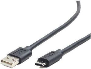 Kabel USB Gembird USB-A - USB-C 1.8 m Czarny (CCP-USB2-AMCM-10) 1