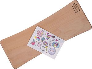 KidiBoard Deska do balansowania dla dzieci KidiBoard Balance Board + naklejki dla dziewczynki 2