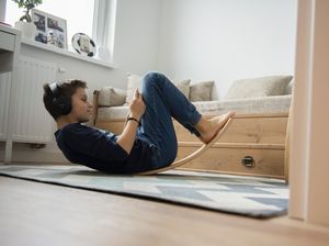 KidiBoard Deska do balansowania dla dzieci KidiBoard Balance Board + naklejki dla dziewczynki 5