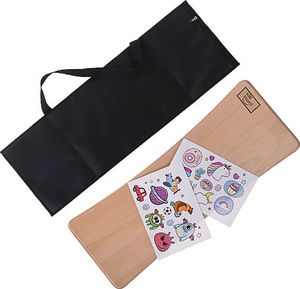 KidiBoard Deska do balansowania dla dzieci KidiBoard Balance Board + pokrowiec + naklejki dla chłopca i dziewczynki 2