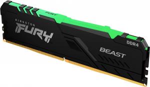 Pamięć Kingston Fury Beast RGB, DDR4, 16 GB, 3200MHz, CL16 (KF432C16BBAK2/16) 4
