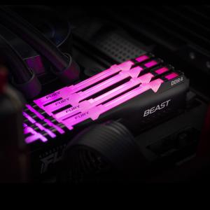 Pamięć Kingston Fury Beast RGB, DDR4, 16 GB, 3600MHz, CL17 (KF436C17BBAK2/16) 7