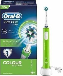 Szczoteczka Oral-B Szczoteczka rotacyjna Pro 600 CrossAction Zielona 2