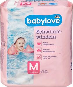 Babylove Pieluchy do pływania M, 7-13 kg, 12 szt. 1