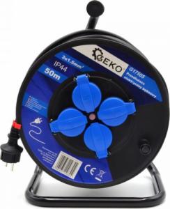 Geko PRZEDŁUŻACZ ELEKTRYCZNY BĘBNOWY 3X1.5MM2 50M IP44 (1) G17505 GEKO 2