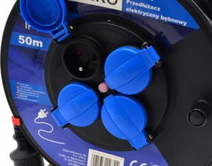 Geko PRZEDŁUŻACZ ELEKTRYCZNY BĘBNOWY 3X1.5MM2 50M IP44 (1) G17505 GEKO 3