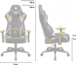 Fotel IMBA Seat Hunter szary 7