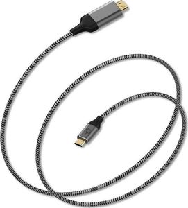 Kabel USB Pepper Jobs USB-C - HDMI 1.8 m Biały (PJ-C2H18M) 3