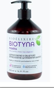 Bioelixire Maska Bioelixire BIOTYNA włosy cienkie, słabe i bez objętości 1