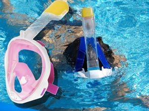 Ikonka Maska do snurkowania, S/M, różowa universal 11