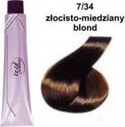 Cece Farba do włosów CeCe 125 ml Color Creme 7/34 złocisto-miedziany blond 1