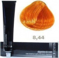 Selective Professional Farba Selective Oligomineral Cream 8,44 Jasny blond pomarańczowo-miedziany 1