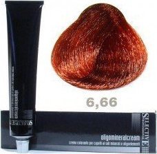 Selective Professional Farba Selective Oligomineral Cream 6,66 Rozpalona czerwień 1
