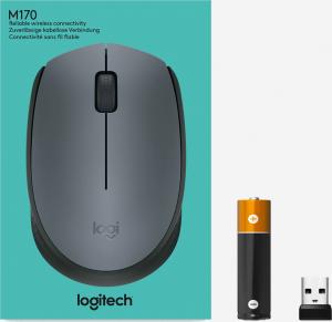 Mysz Logitech M170 czarno-szara (910-004642) 8